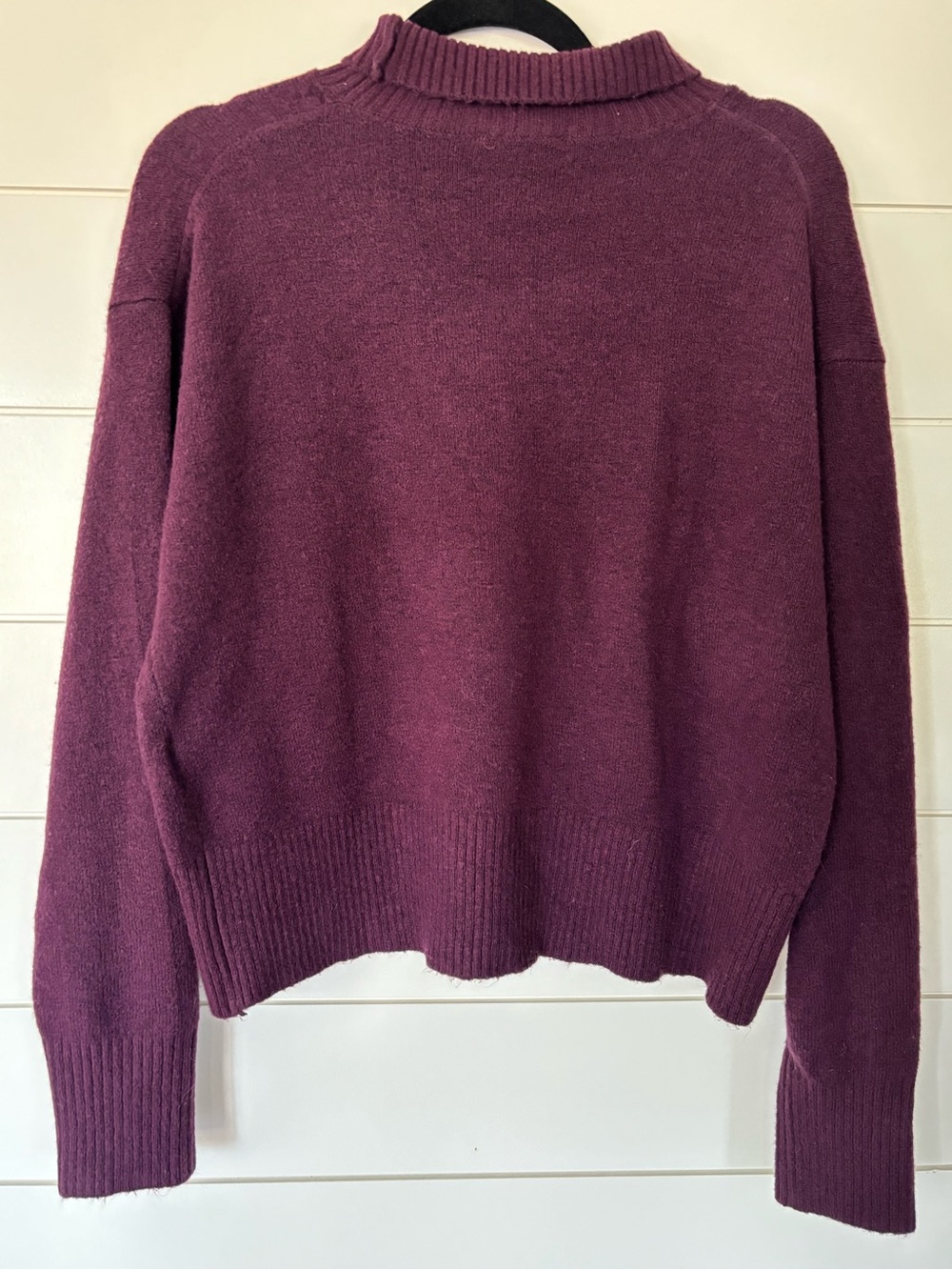Calvin Klein Jeans Burgundy Turtleneck Sweater